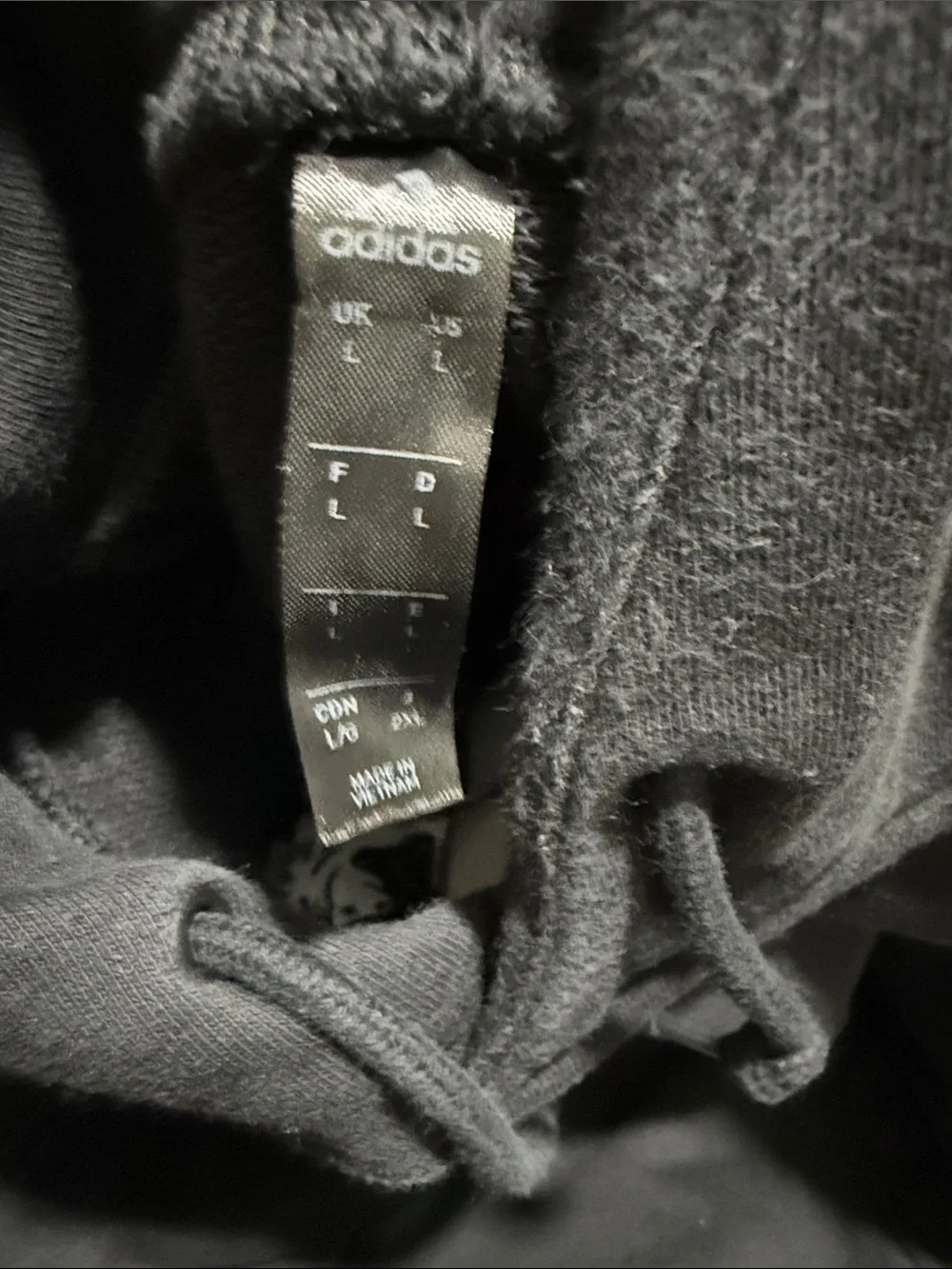 adidas black pullover